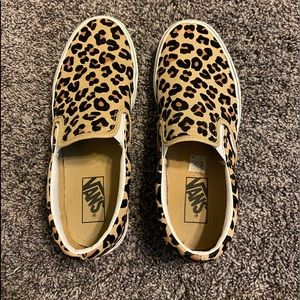 Cheetah print Vans